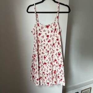 Old Navy Floral Tiered Swing Mini Dress